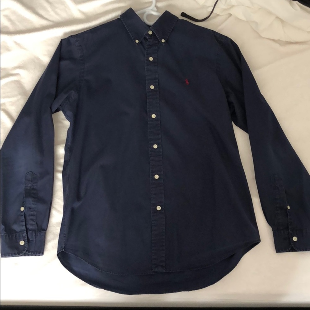 Ralph Lauren dress shirt. Navy blue